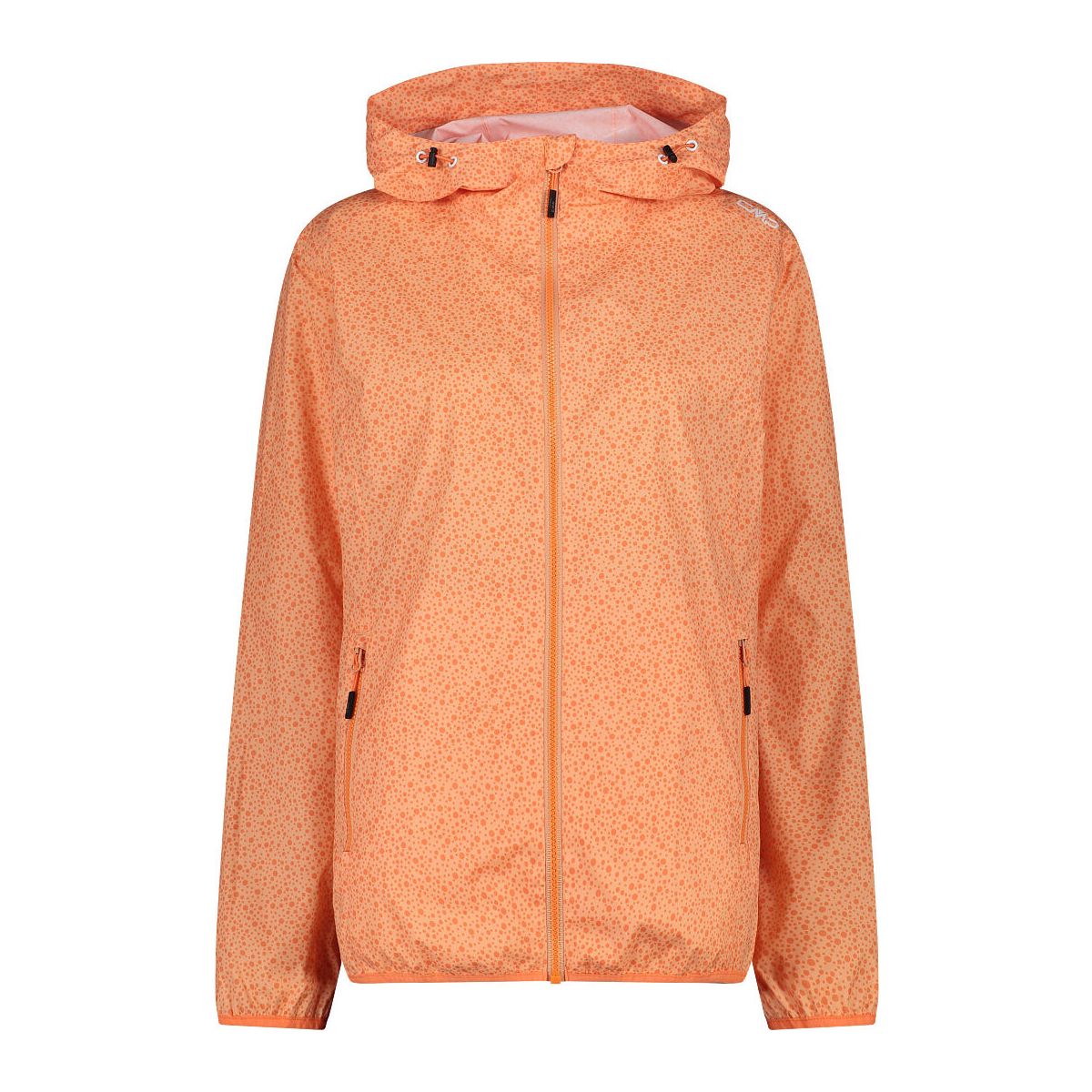 CMP Woman Jacket Rain FIX Hood salmone (C520) 40 31X7296-C520-40