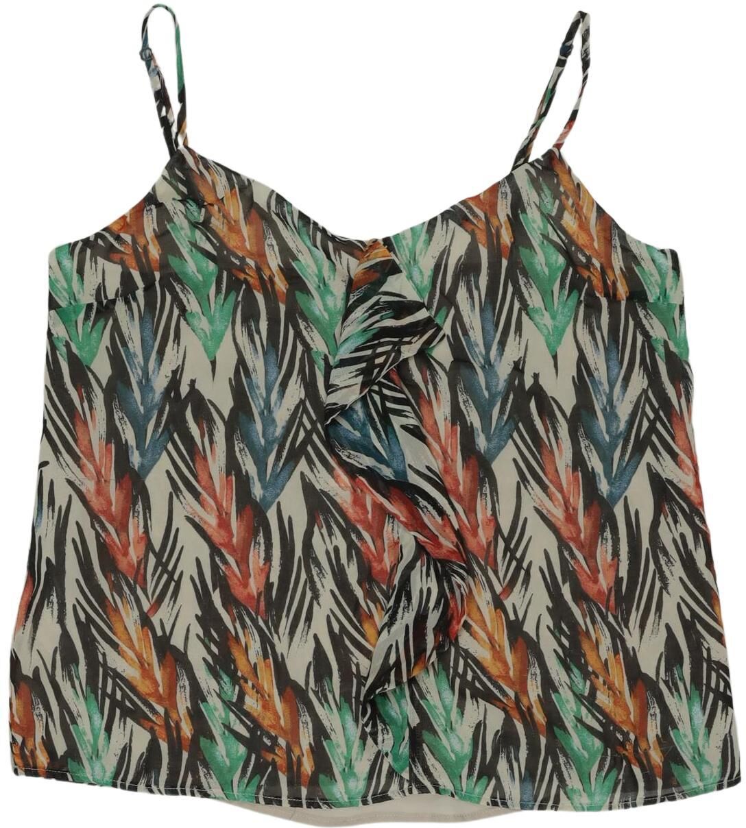 Mango Damen Top, Mehrfarbig, Gr. S, Synthetik - Second Hand