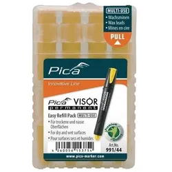 Pica Minenset Visor permanent 4x gelb wasserfest 4 Minen/Set