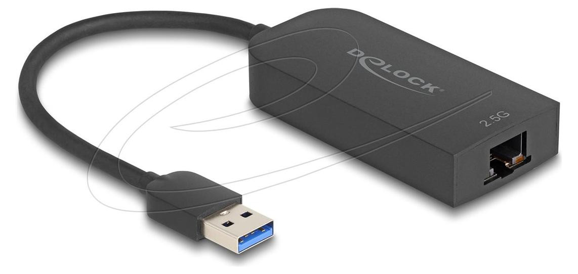 Delock USB Type-A naar 2,5 Gigabit LAN adapter