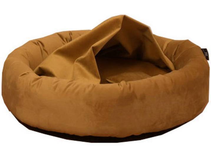 Hundebett, Gelb, Uni, Füllung: Polyester, 90x18x90 cm, besonders weich, rutschfeste Unterseite, weich gepolstert, Bezug abnehmbar und waschbar, Freizeit & Co, Tierbedarf, Hundebetten