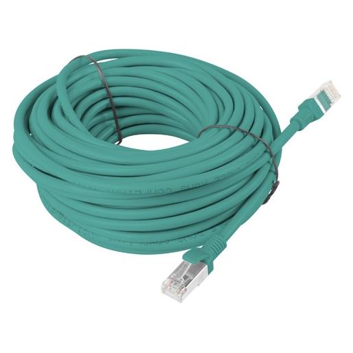 Lanberg RJ-45/RJ-45 kat.5e Zielony 15m (PCU5-10CC-1500-G) (CAT5e, 15 m) (PCU5-10CC-1500-G)