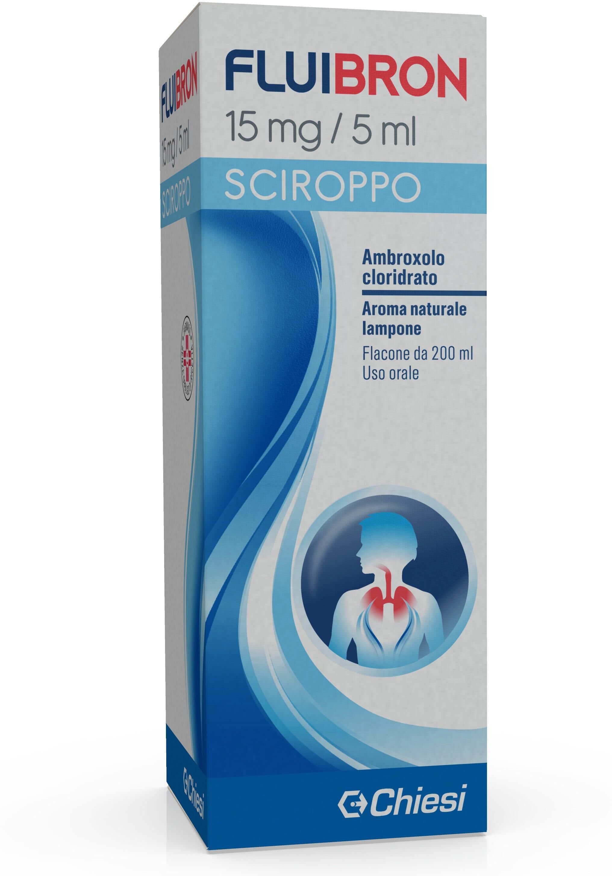 Chiesi Farmaceutici spa FLUIBRON Sciroppo per la Tosse 200ML 15MG/5ML