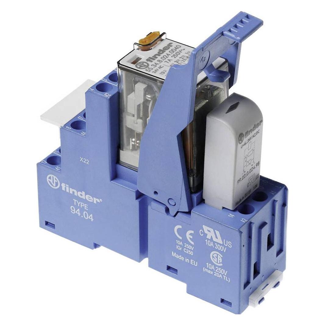 Finder 58.34.8.012.0060 Relaisbaustein Nennspannung: 12 V/AC Schaltstrom (max.): (58.34.8.012.0060)