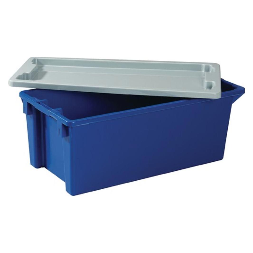 HP Autozubehör Deckel L300xB200mm grau Polystyrol passend für Drehstapelbehälter (1342D016)