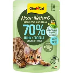 GIMCAT NEAR NATURE HÜHNCHEN/FORELLE 85g