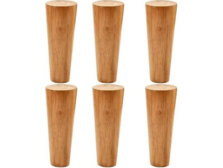 IOvgujFY 6 Stuhl- und Tischbeine mit Montageplatten und Schrauben(25cm)