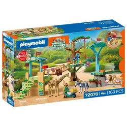 PLAYMOBIL 72070 - Animals and Friends - Zoo: Wildnis-Kletterpark
