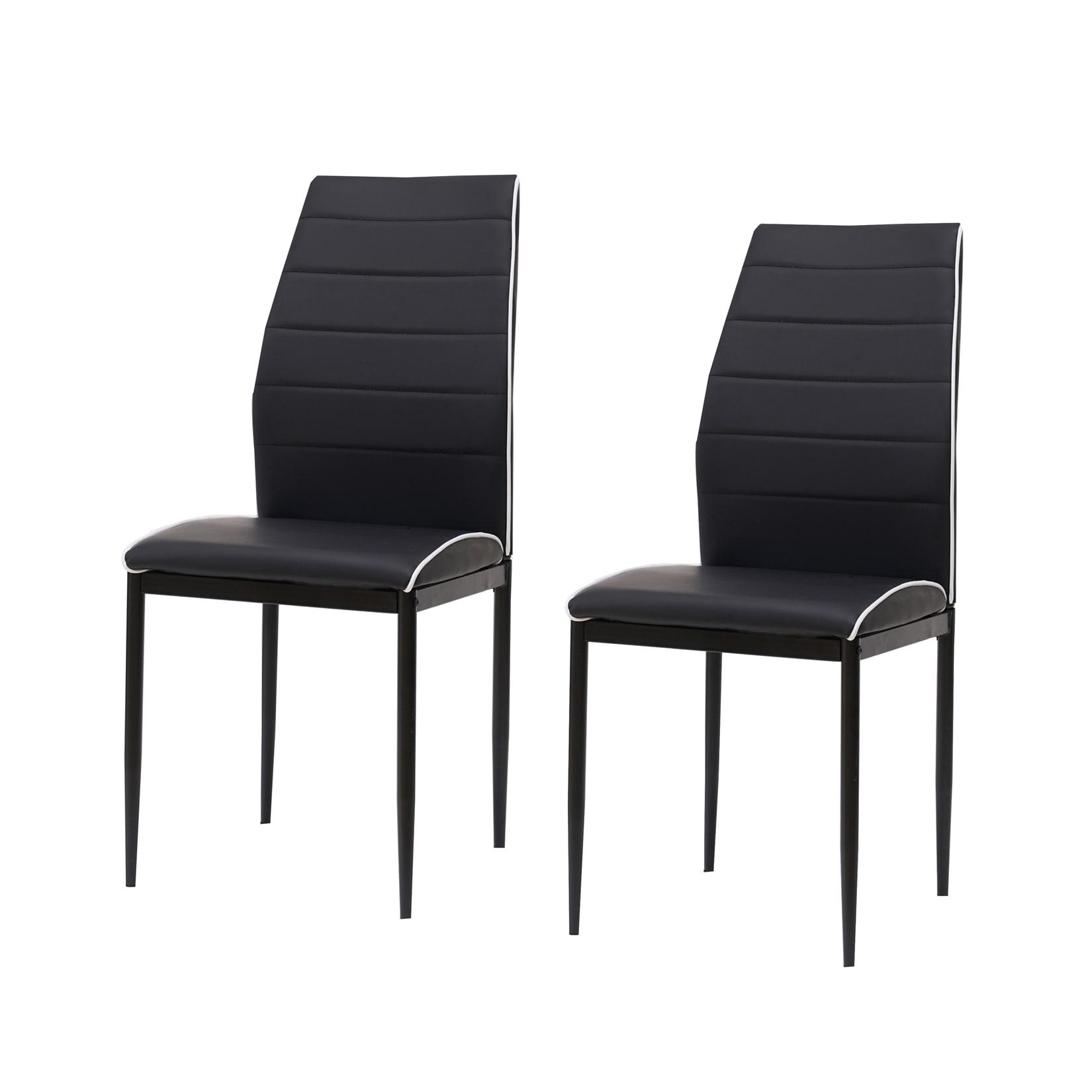 HTI-Living Stuhl Madison PU Schwarz