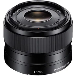 Sony E 35mm f/1.8 OSS (Sony E, APS-C / DX), Objektiv, Schwarz