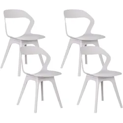 STÜHLEN 4er-Set Taupe Lachania