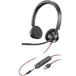 HP Poly Blackwire 3320 USB-C Headset (Kabelgebunden, USB-C), Office Headset, Schwarz