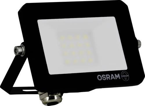 OSRAM HOMELIGHTING FLOODLIGHT LUX 10W 830 BLACK 4099854489365 LED-Flutlichtstrahler 10.00W Leuchtfarben: Warmweiß