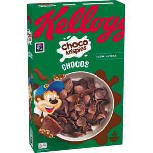 Kelloggs Cornflakes Choco Krispies, 420 g, laktosefrei & vegan, mit Kakaopulver, aus Getreide