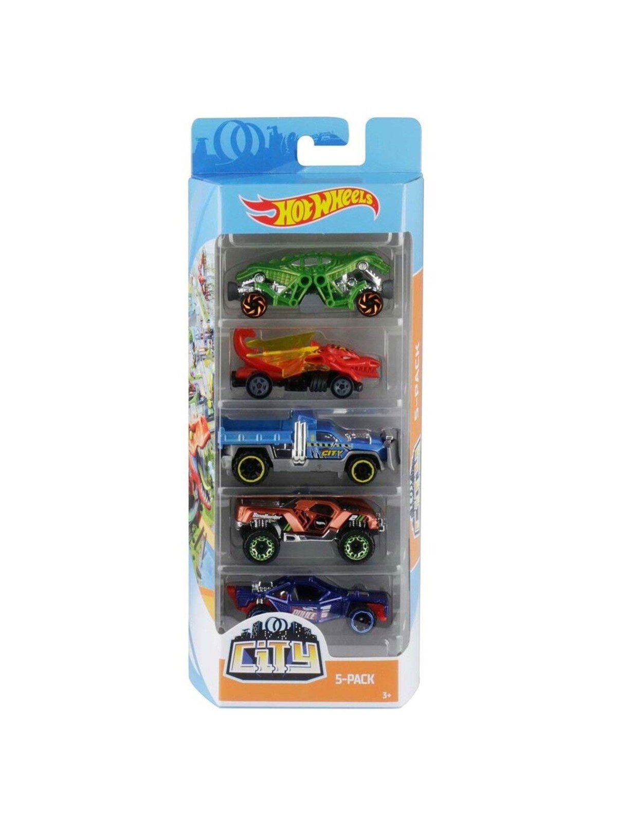Hot Wheels Basics 5er-Pack Asst.