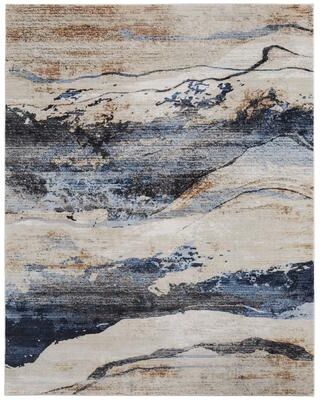 Grand Bazaar Maxin Machine Made Abstract Modern Area Rug