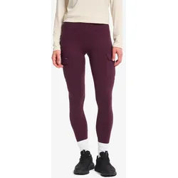 Summit Hiking Pocket Leggings Damen Winetasting, Größe:S - Outdoor Tights - Lila