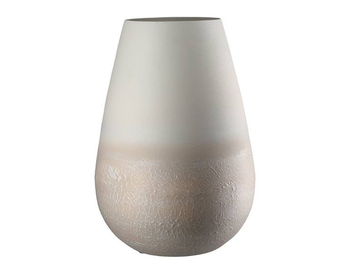 home24 Vaas Echo rond Ø 23cm beige