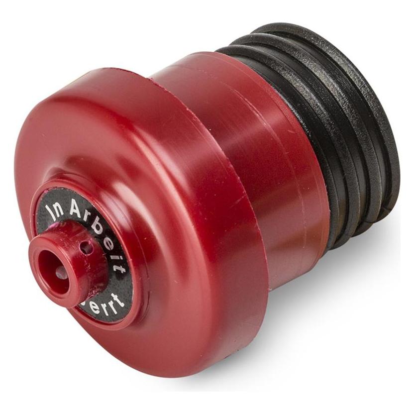 Brady Sperrkappe/Isolierkappe DIII (Gewinde E33), Rot, Durchmesser 38 mm (1 Stück) (1400701.)