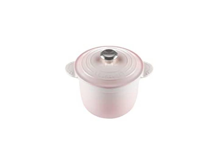 Le Creuset Cocotte Every aus Gusseisen mit Poteriedeckel, 18 cm, 2 Liter, Shell Pink, 41110187770460