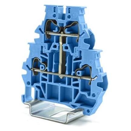 RS PRO Reihenklemme Grau, 4mm², 1 kV / 32A, Feder (2624342)