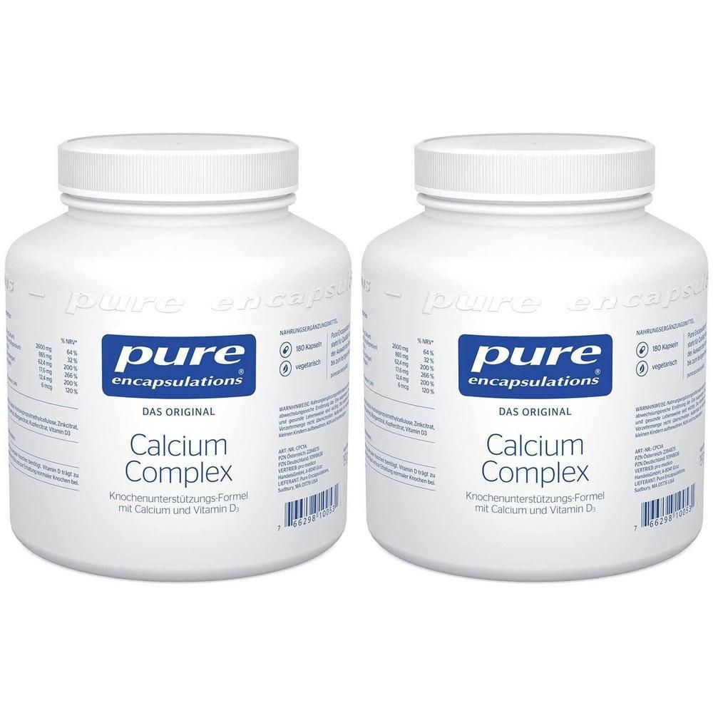 Pure Encapsulations Calcium Complex Kapseln x2 2x180 St
