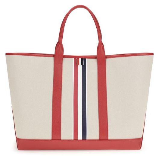 Thom Browne Schultertasche aus Stoff in Mehrfarbig