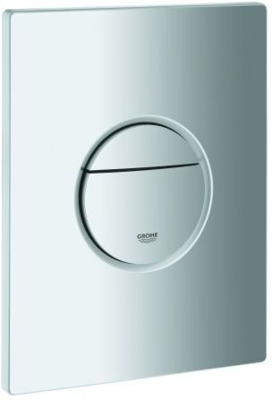 Grohe Nova Cosmopolitan Betätigunsplatte 38765P00 mattchrom, senkrechte und waagrechte Montage