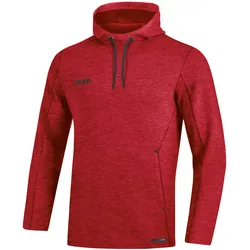 Jako Kapuzensweat Premium Basics rot meliert M
