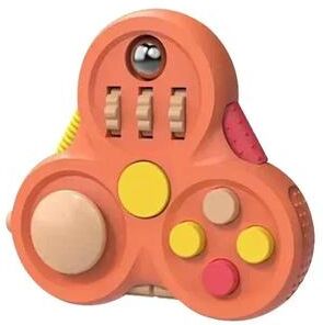 Uplifted Finds Colorful Rainbow EDC Fidget Spinner For Stress Relief orange