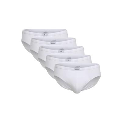 Slip GÖTZBURG "Slip 5er Pack", Herren, Gr. XXL, weiß, Obermaterial: 100% Baumwolle CO., Unterhosen Slip