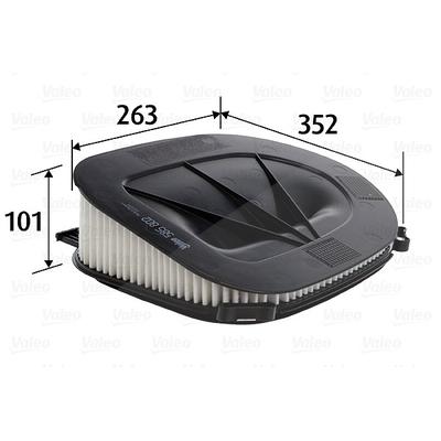 Valeo Luftfilter [Hersteller-Nr. 585802] für BMW