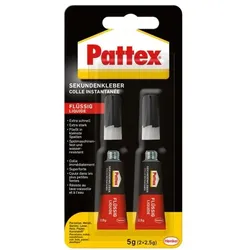 Pattex 2er-Pack Sekundenkleber »Classic flüssig« 2,5 g weiß