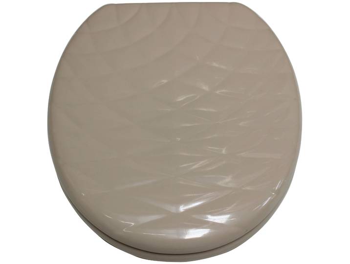 WC-Sitz ADOB London manhattan , beige, Duroplast, WC-Sitze, WC-Sitz, passend auf alle Standard WCs
