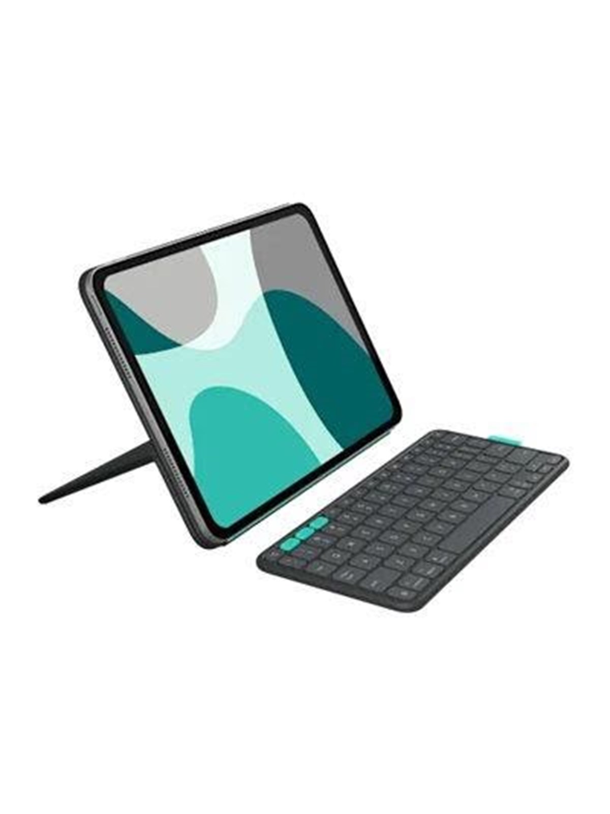 Logitech Flip Folio - keyboard and folio case full size - QWERTY - English - graphite Input Device - Tastatur & Folio-Set - Englisch - Grau