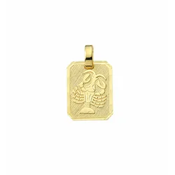 Sternzeichenanhänger ADELIA ́S "Sternzeichen Anhänger Krebs 333 Gold ( 8K )", gold, Schmuckanhänger, Damen, Krebs, Gold, Goldanhänger Krebs