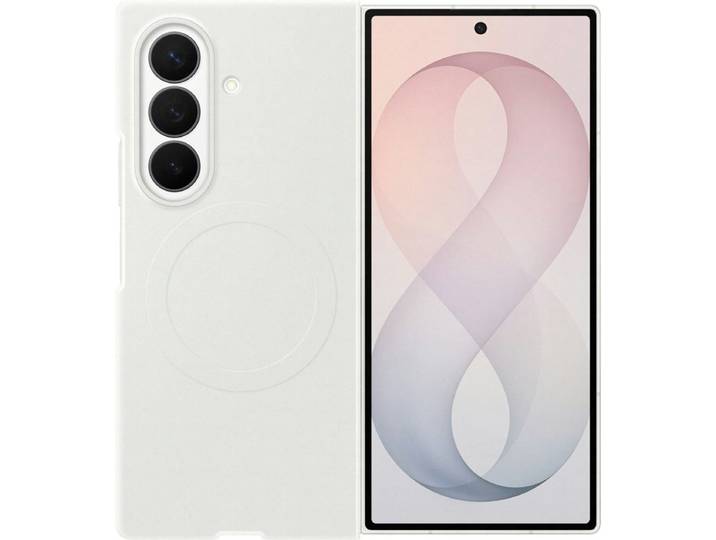 Samsung Silicio Back Cover Blanco Magnético Samsung Galaxy Z Fold 8 Ultra