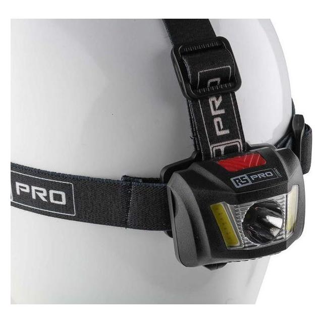 RS PRO LED Stirnlampe 300 lm Batterien (300 lm) (1766031)