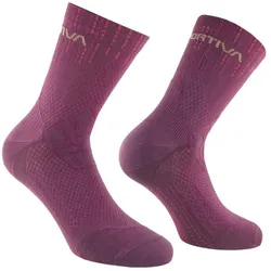 La Sportiva, Unisex, Sportsocken, Swift Trail Socks (M), Rot