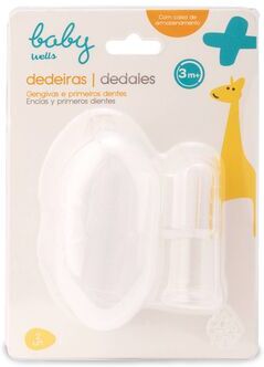 Baby Wells Dedeiras para Gengivas e Primeiros Dentes 2 un