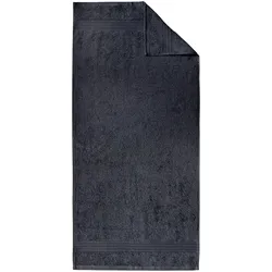 Dyckhoff Handtuch Siena anthrazit 100 x 50cm