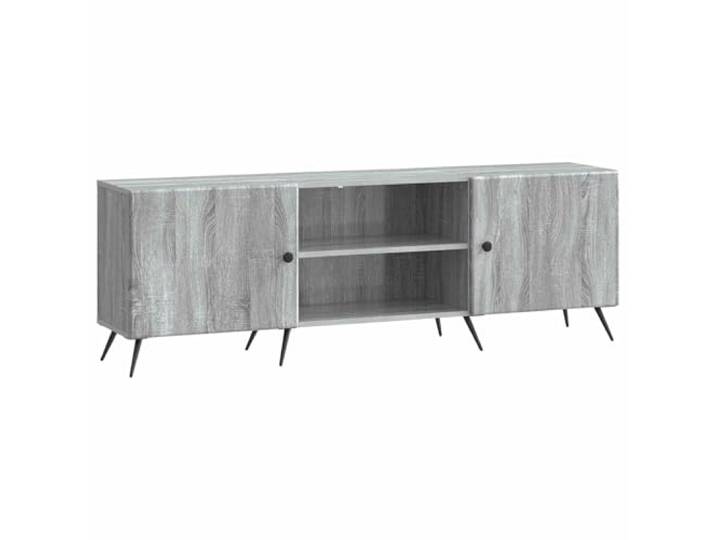 Makastle TV-Schrank 150x31x50 cm Sonoma-Grau Holzwerkstoff