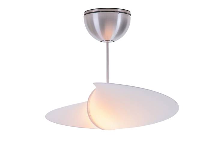 SERIEN LIGHTING lampe au plafond plafonnier / ventilateur PROPELLER (H 62 cm - Tissu et aluminium)