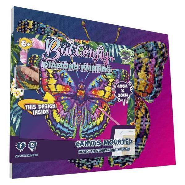 Planet Splat-Diamantpuzzle SCHMETTERLING 30x40 cm (777604)