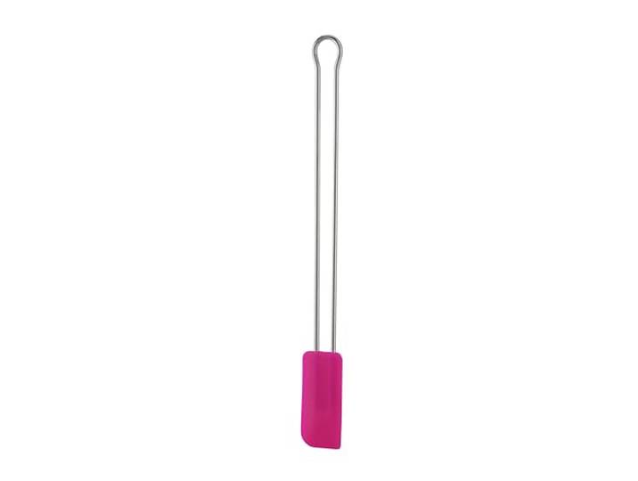 RÖSLE Teigschaber Pink Charity Edition, Hochwertiger Teigspachtel als Back- und Kochhelfer, strapazierfähiges Silikon, 26 cm, Edelstahl 18/10, -30°C bis +230°C, Spülmaschinengeeignet