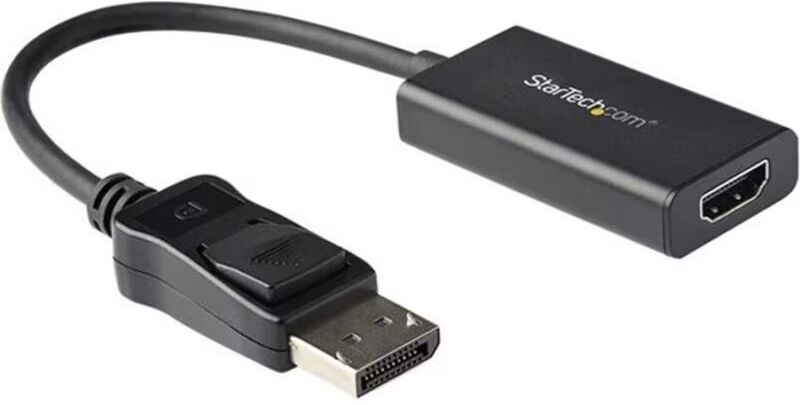 Startechcom Adaptador Displayport A Hdmi Macho A Hembra Negro Talla Única Unisex