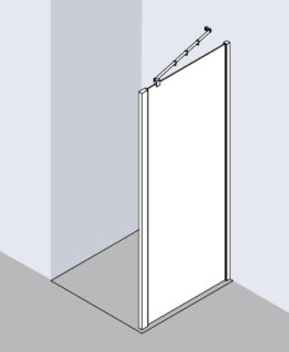 Kermi RATWD075201BK Seitenwand RAYA TWD 0750x