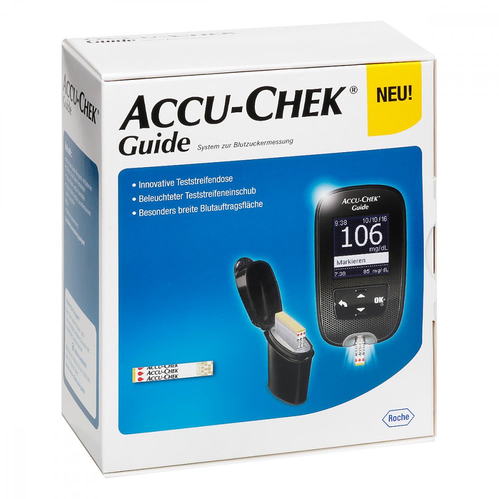 Roche Diagnostics Deutschland GmbH Accu Chek Guide Set mmol/l 11664938