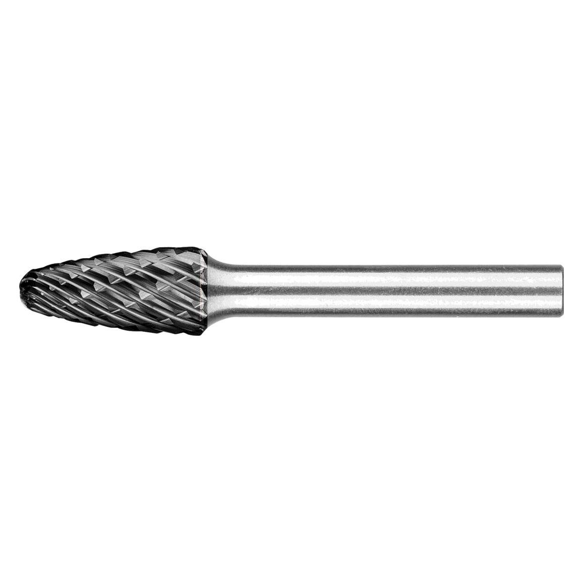 Pferd Hartmetall Hochleistungsfrässtift ALLROUND Rundbogen RBF Ø 10x20mm Schaft-Ø 6mm HICOAT univer (RBF 1020/6 ALLROUND HC-FEP)