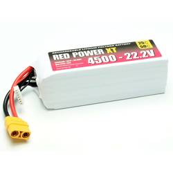 Red Power Modellbau-Akkupack (LiPo) 22.2 V 4500 mAh Zellen-Zahl: 6 Softcase XT90 15436